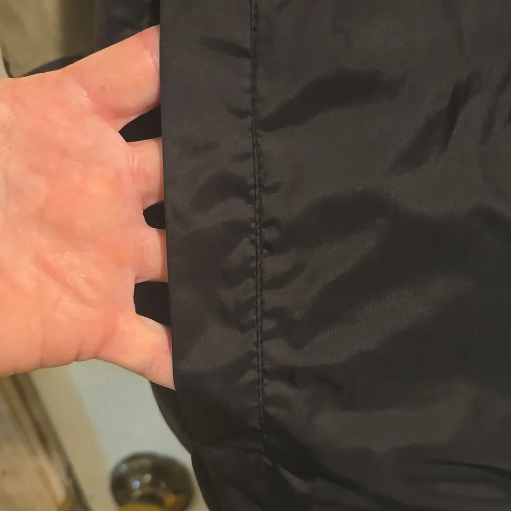Athletic Works Blue and Tan Windbreaker Jacket Casual Zip-Up
